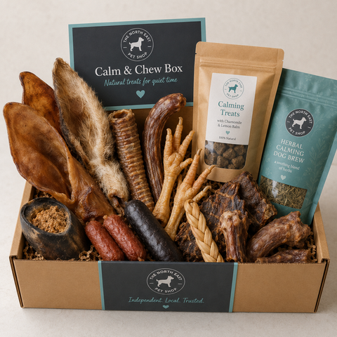 Calm & Chew Natural Dog Treat Box