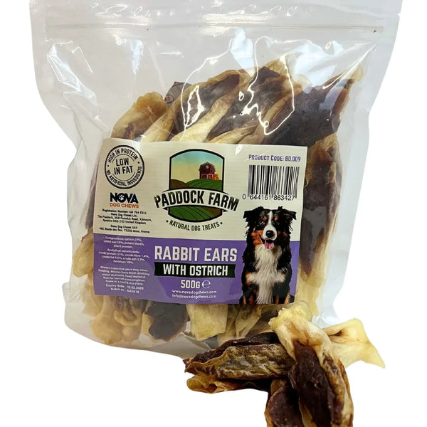 Rabbit Ears with Ostrich 500g