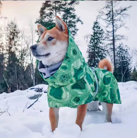 Dog Shack Winter Sherpa Dog Coat.