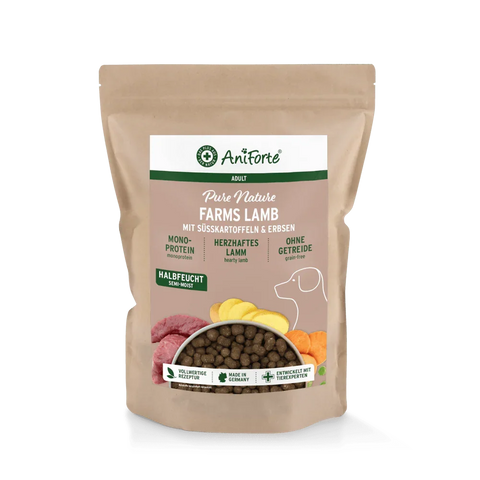AniForte® Semi Moist Cold-Pressed Dog Food Lamb