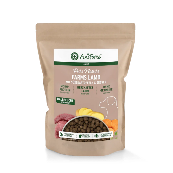AniForte® Semi Moist Cold-Pressed Dog Food Lamb