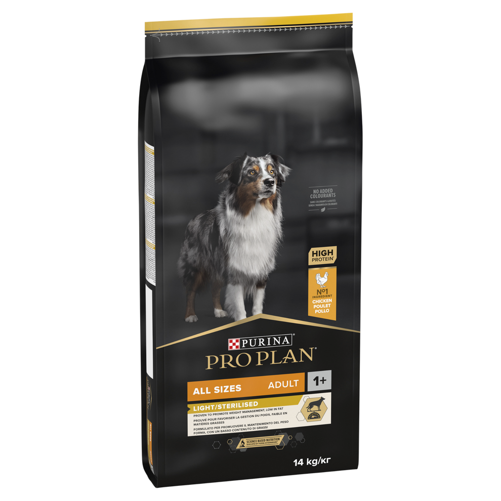 Pro Plan Dog All Sizes Light Sterilised Dog Chicken 14kg