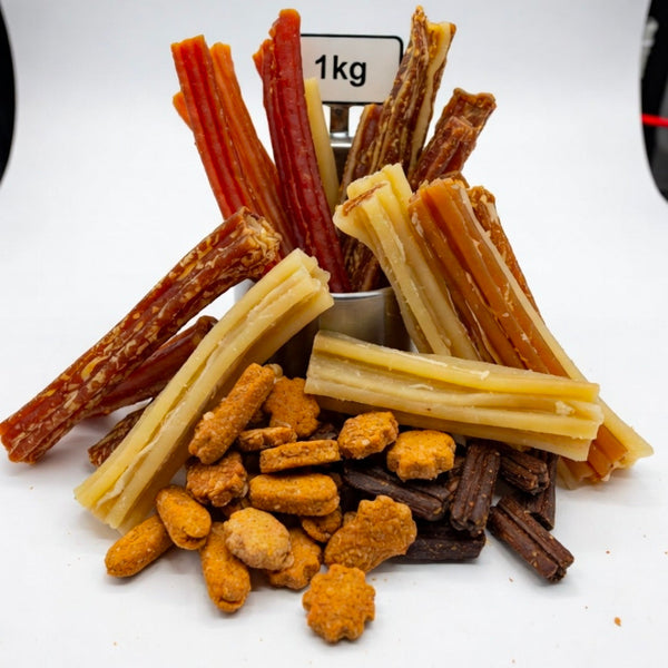 1 Kilo of meaty treats