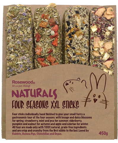 Rosewood Naturals Small Animal Treats Four Seasons Grain-Free Sticks XXL