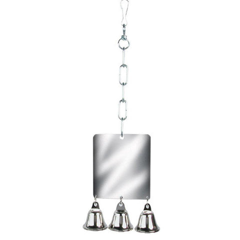 Rosewood Parrot Toy Giant Mirror & Bell