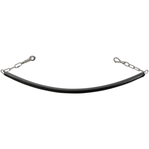 Rubber Stall Chain with Clips Black
