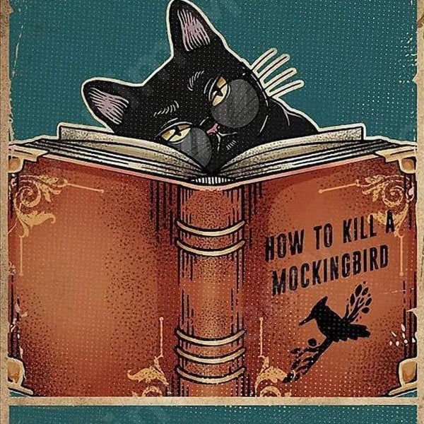 Shady AF Cat Tin Sign