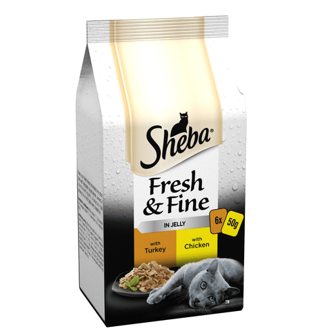 Sheba Pch Fresh & Fine Ck&Tk CIJ 8x6x50g