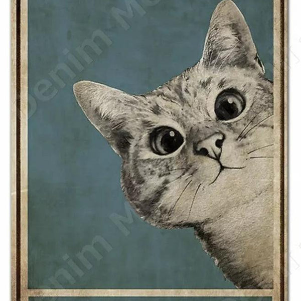 Show Me Your Kitties Tin Sign