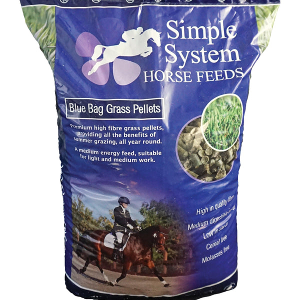 Simple System Blue Bag Grass Pells
