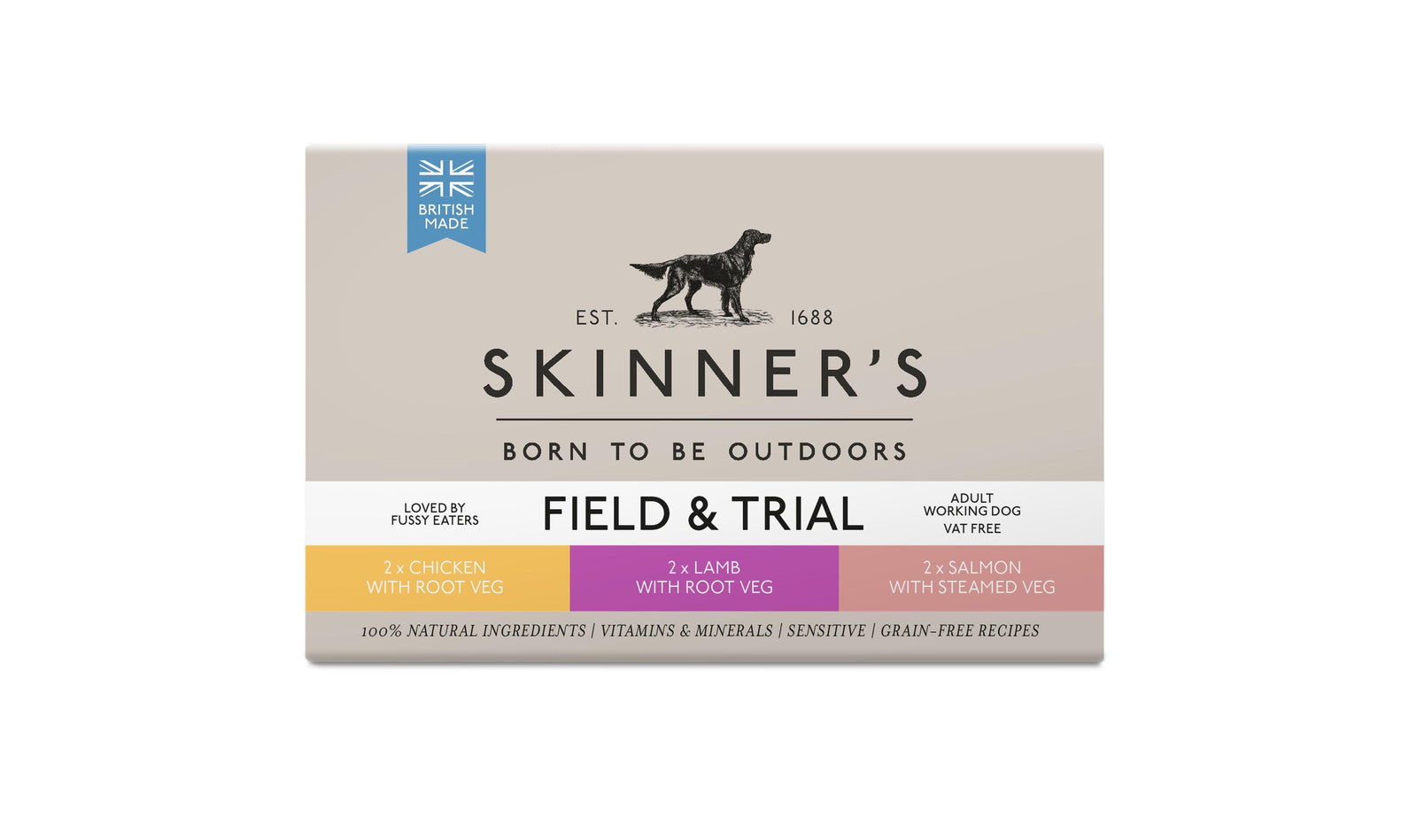 Skinners Field & Trial Adult Grain Free Mix 6x390g