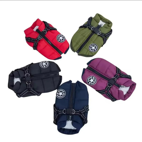 Sports Warm Dog Harness Coat