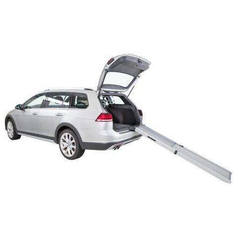 Trixie 2-Step Telescope Ramp, aluminium/sandpaper