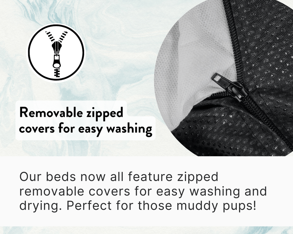 THE LINCOLN | LUXURY TWEED FLAT PILLOW DOG BED