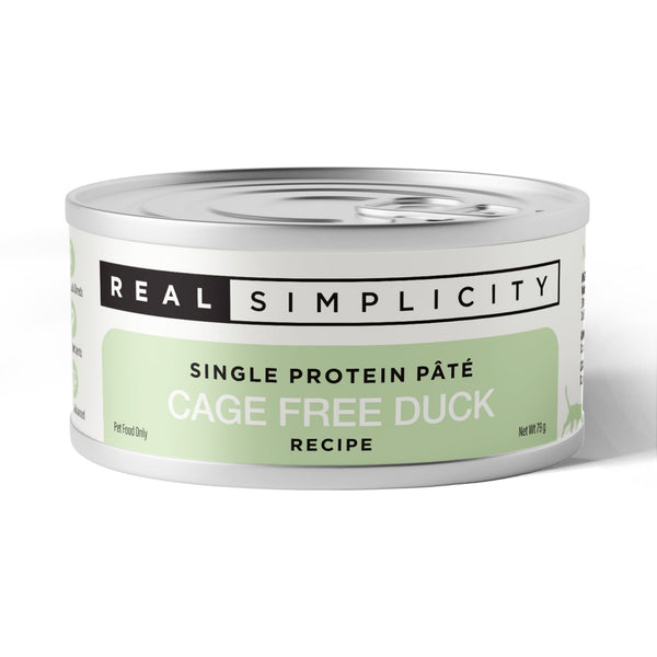 Real Simplicity Single Protein Pate Farm Raised Duck 79g
