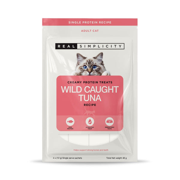Real Simplicity Creamy Protein Treats Wild Caught 4x12g