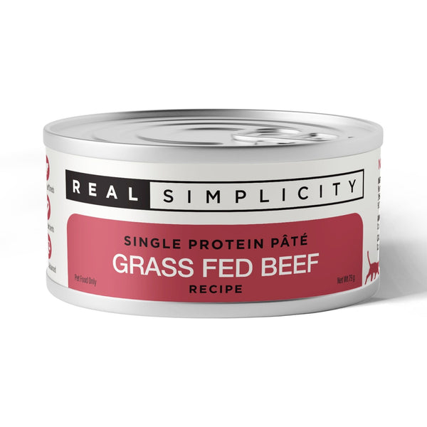Real Simplicity Single Protein Pate Grass Fed Beef 79g