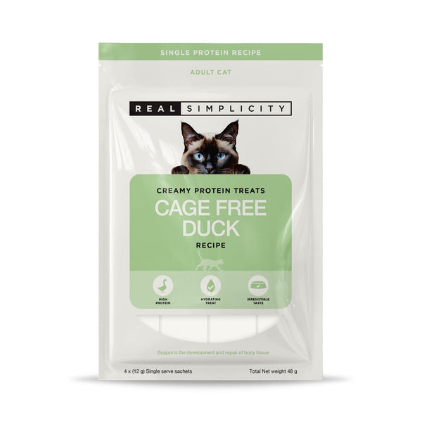 Real Simplicity Creamy Protein Treats Farm Raised 4x12g