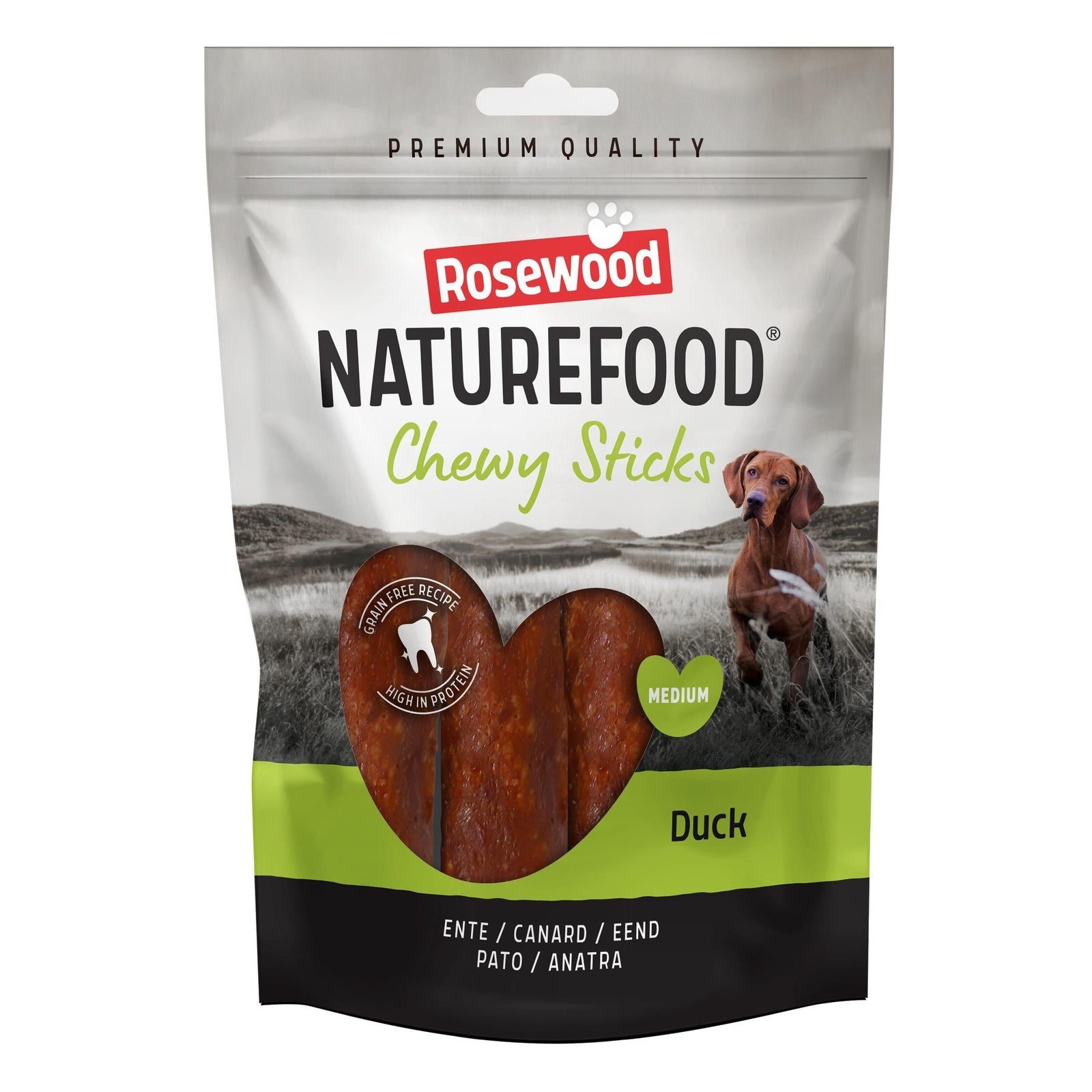 Naturefood Chewy Sticks Duck - Medium 4pc 100g