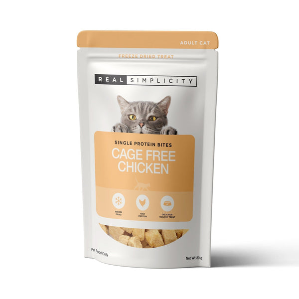 Real Simplicity Freeze Dried Single Protein Treats Farm Raised Chicken 30g