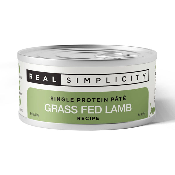 Real Simplicity Single Protein Pate Grass Fed Lamb 79g