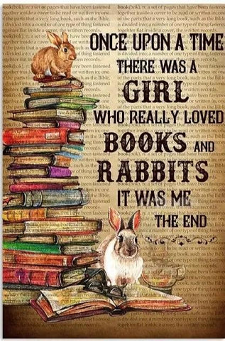 Various Rabbit Tin Sign