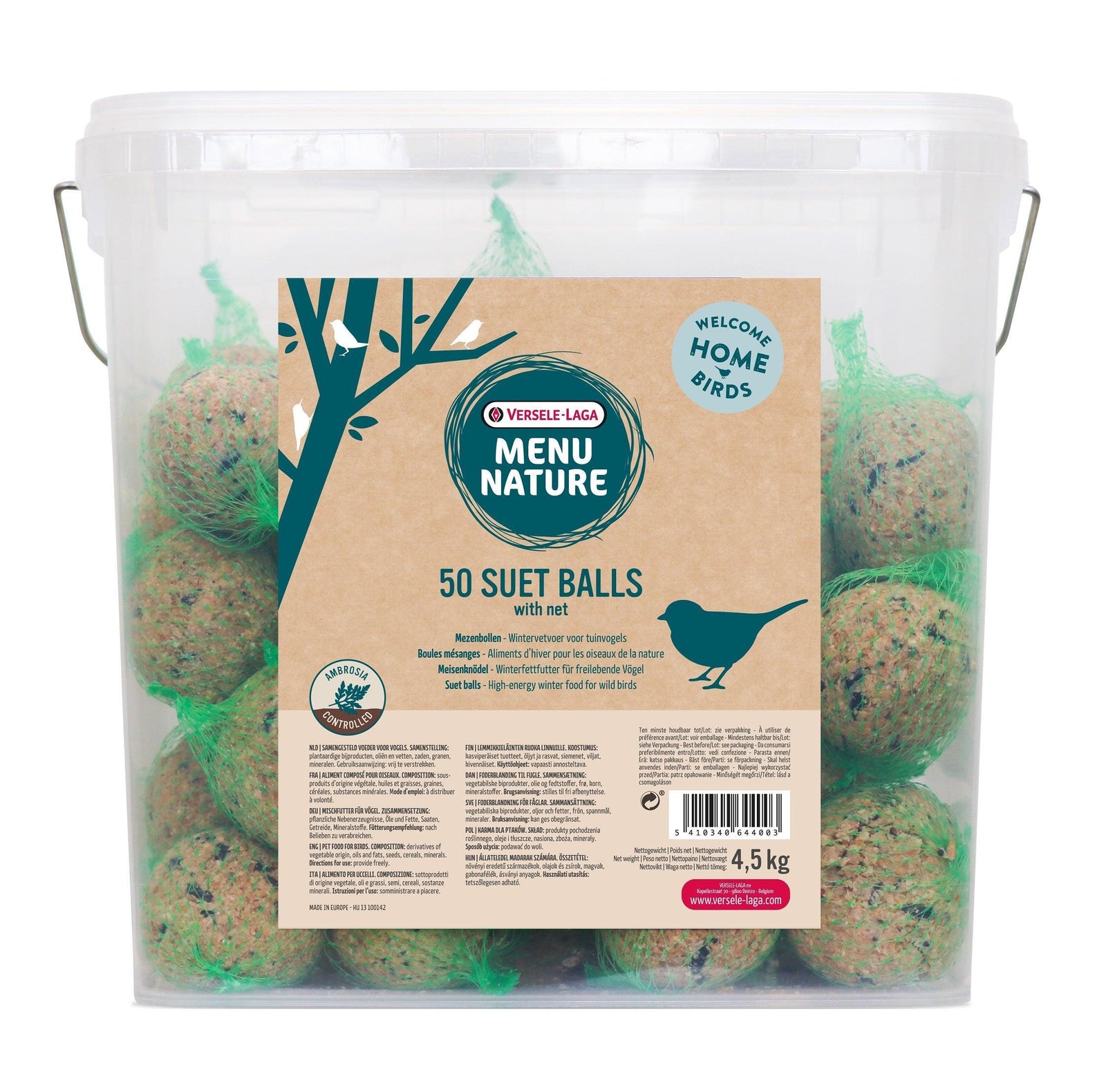 Versele Laga Menu Nature Tub Fatballs in Nets x50