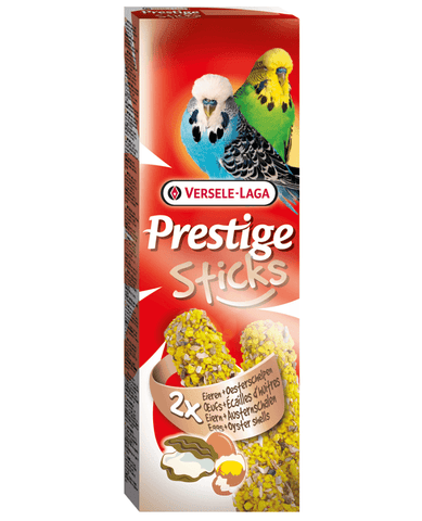 Versele Laga Prestige Sticks Budgie Egg & Oyster Shell 10 x 60g