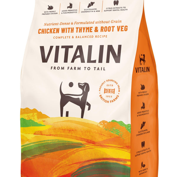 Vitalin Adult Chicken Thyme Veg 12kg