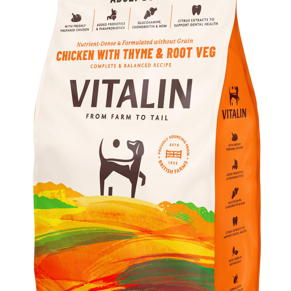 Vitalin Adult Chicken Thyme Veg 8kg