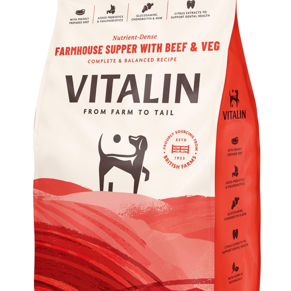 Vitalin Adult Farmhouse Beef 12kg
