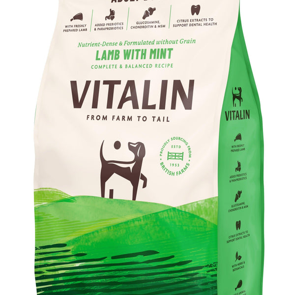 Vitalin Adult Lamb Mint 8kg