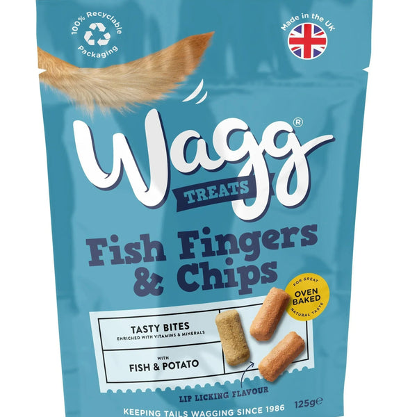 Wagg Fish Fingers & Chips Tasty Bites 7 x 125g