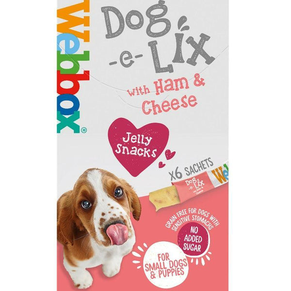 Webbox Dog-e-Lix Jelly Ham&Cheese 90g