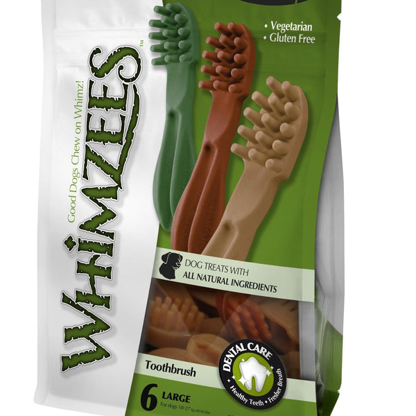 Whimzees Toothbrush Lrg 6 Pack