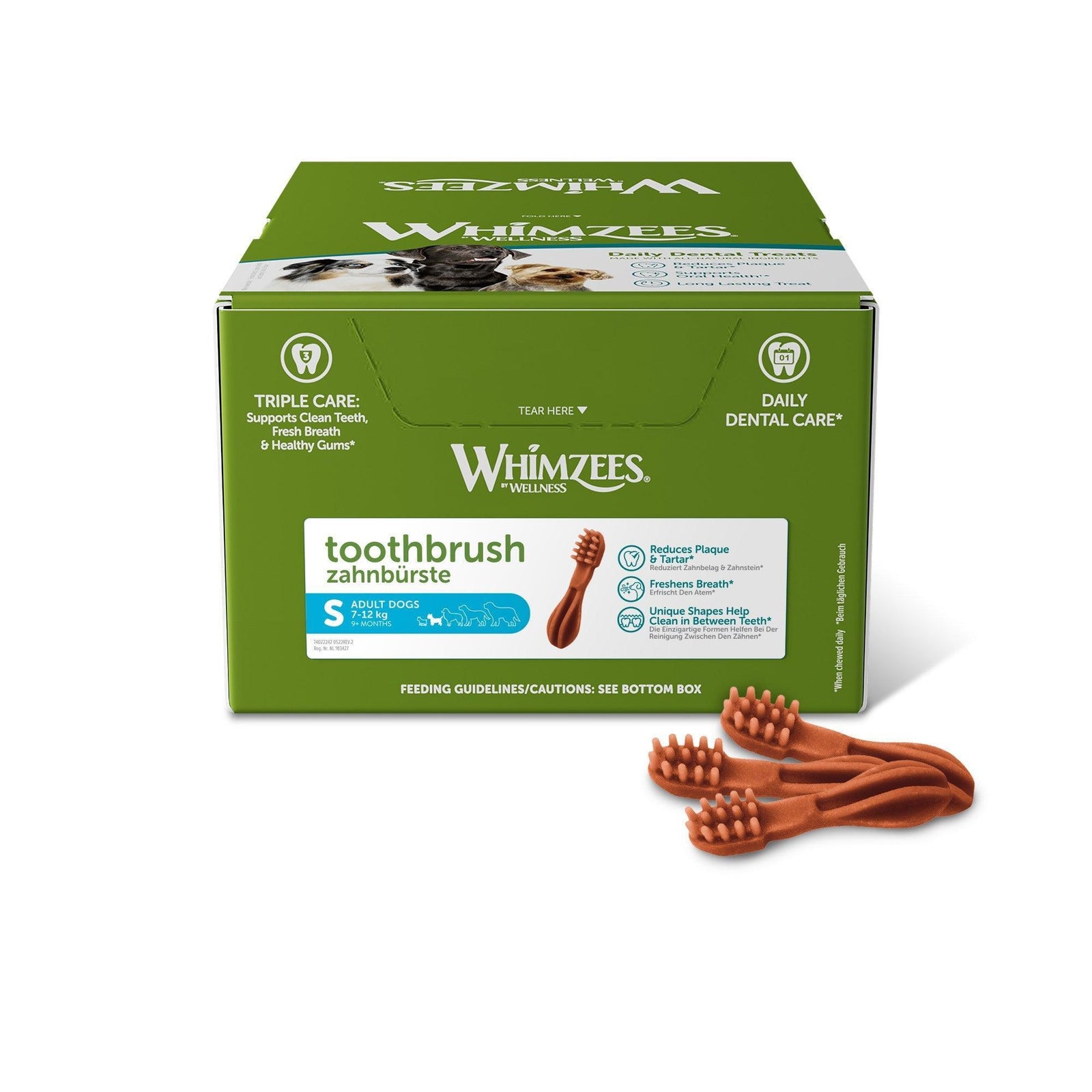 Whimzees Toothbrush Small Box x 150