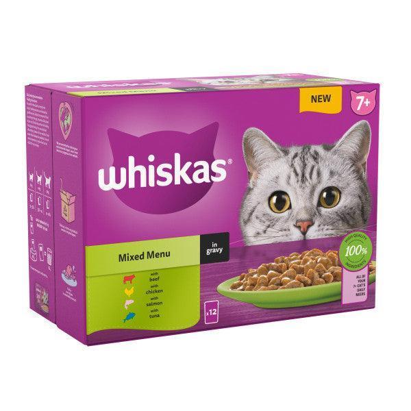 Whiskas Senior 7+ Mixed Menu in Gravy 12 × 85g