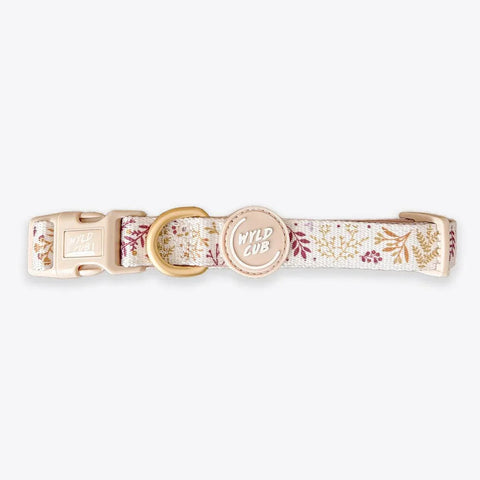 Wyld Cub - Adjustable Dog Collar: Chiswick Oyster