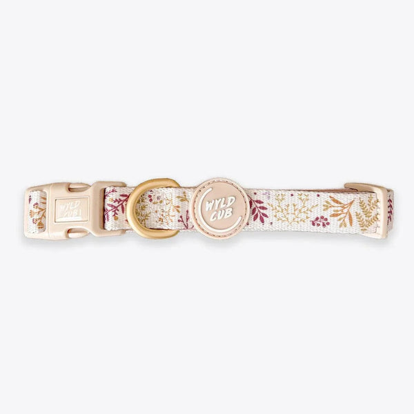 Wyld Cub - Adjustable Dog Collar: Chiswick Oyster