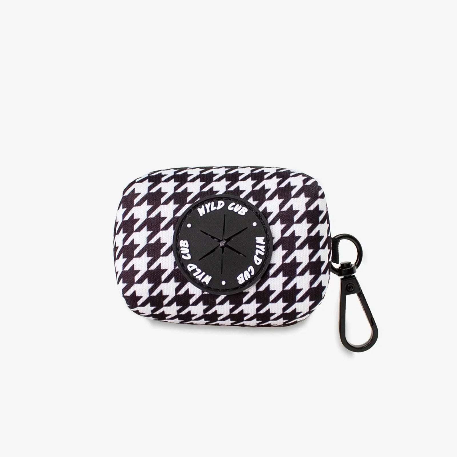 Wyld Cub - Dog Poop Bag Holder: Knightsbridge Houndstooth