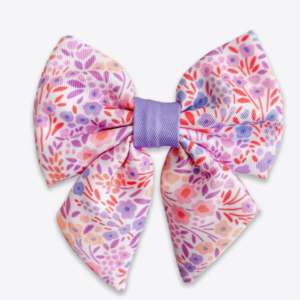 Wyld Cub - Dog Sailor Bow Tie: Notting Hill Lilac