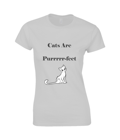 Womens Cats Are Purrrr-fect T-Shirt