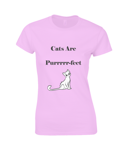 Womens Cats Are Purrrr-fect T-Shirt