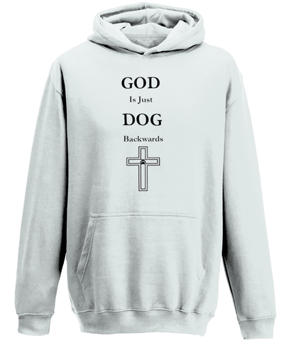 Men's God Is Just Dog Backwards Hoodie