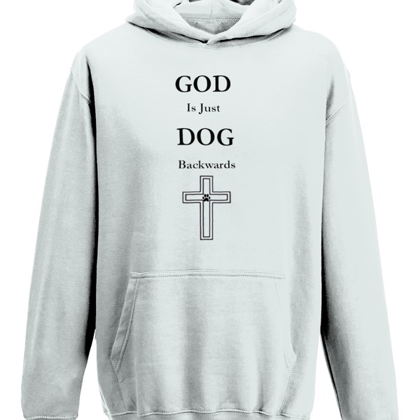 Men's God Is Just Dog Backwards Hoodie