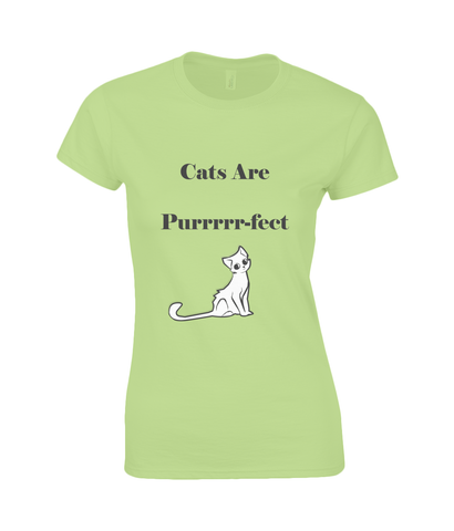 Womens Cats Are Purrrr-fect T-Shirt