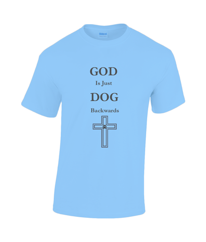 Men's God Is Just Dog Backwards T-Shirt