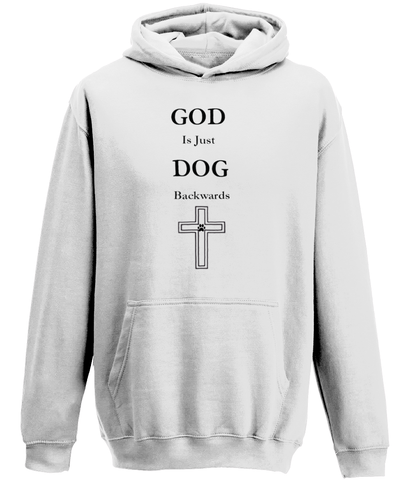 Men's God Is Just Dog Backwards Hoodie
