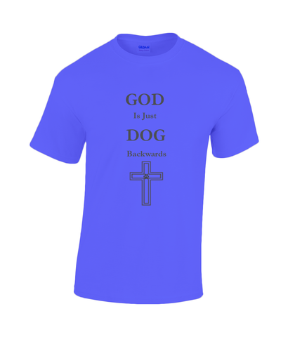 Men's God Is Just Dog Backwards T-Shirt
