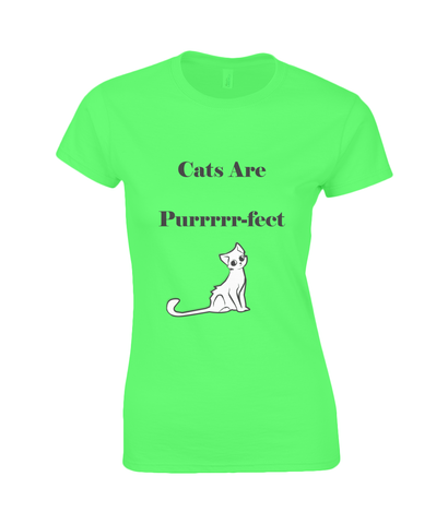 Womens Cats Are Purrrr-fect T-Shirt